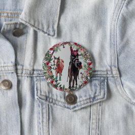 Bóton Redondo 7.62cm rosa de barro