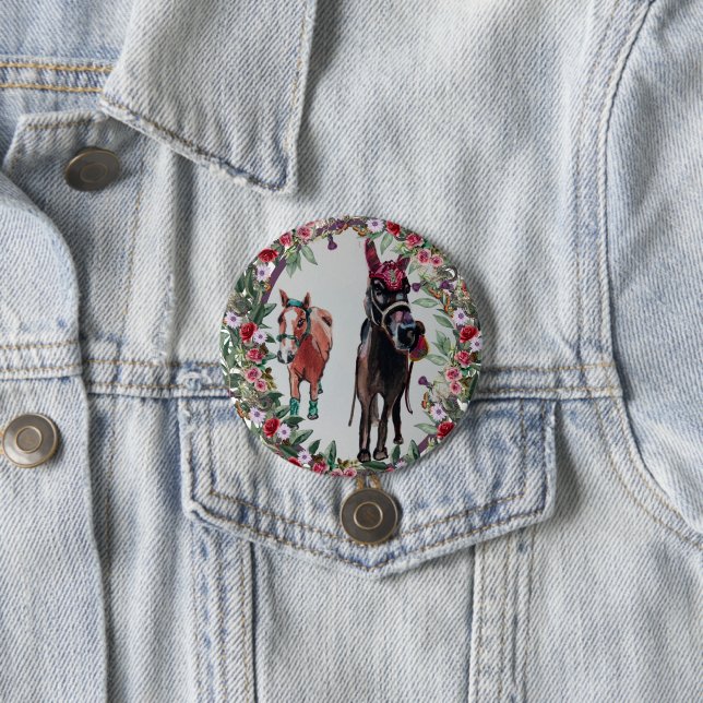 Bóton Redondo 7.62cm rosa de barro (In Situ)