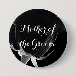 Bóton Redondo 7.62cm Rosa Noire