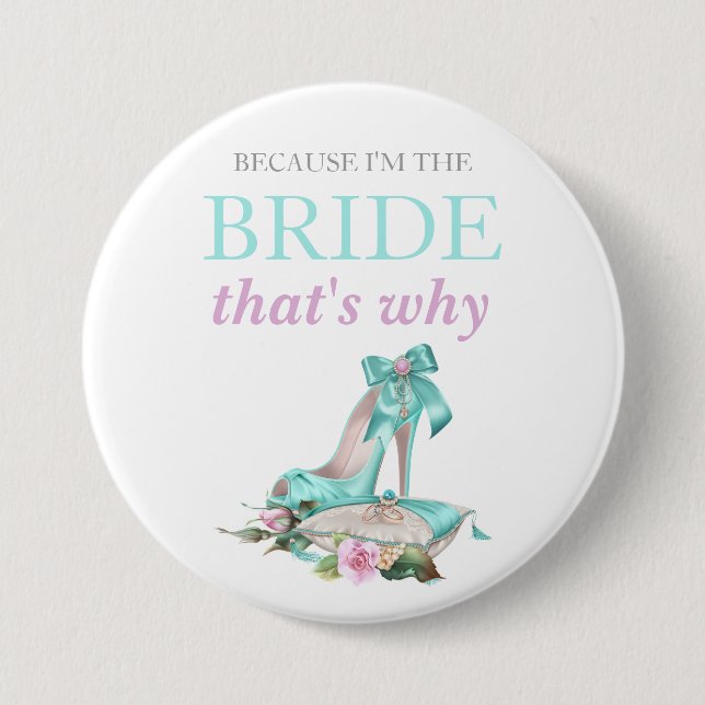 Bóton Redondo 7.62cm Rosa Satin Travesseiro de (Frente)