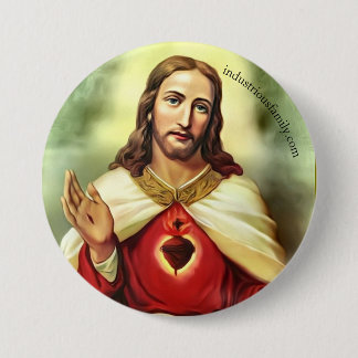 Bóton Redondo 7.62cm sacre couer badge button  