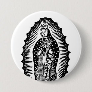Bóton Redondo 7.62cm Santo Mary