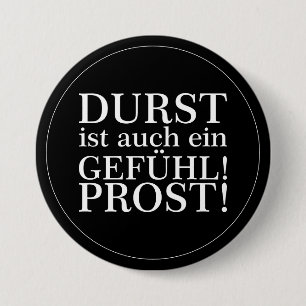 Bóton Redondo 7.62cm Sede também é um sentimento! Saúde! Branca