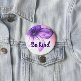 Bóton Redondo 7.62cm Seja Bonito Botão Flor