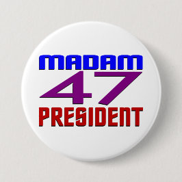 Bóton Redondo 7.62cm Senhora Presidente 47