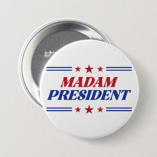 Bóton Redondo 7.62cm Senhora Presidente Kamala Harris