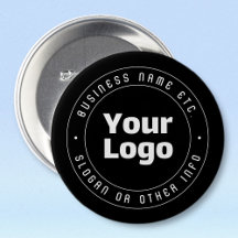 Seu logotipo e Modelo de texto editável | Preto &