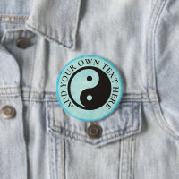 Símbolo Yin Yang - design de tatuagem sólida