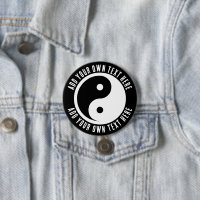 Símbolo Yin Yang - tatuagem sólida design 2