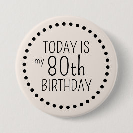 Bóton Redondo 7.62cm Simples diversão - Bolinhas de aniversário editáve