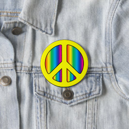 Bóton Redondo 7.62cm Sinal de Paz