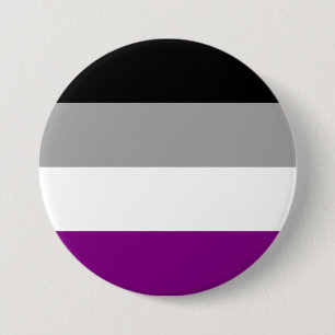 Bóton Redondo 7.62cm Sinalizador de Orgulho Asexual