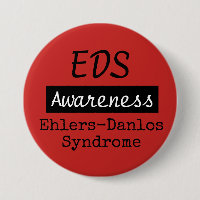 Sindroma EDS Ehlers-Danlos Sensibilização Botão Ze