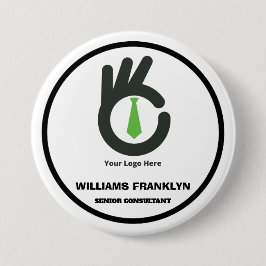 Bóton Redondo 7.62cm Skaymarts | Identidade corporativa personalizada d