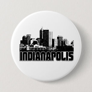 Bóton Redondo 7.62cm Skyline de Indianapolis