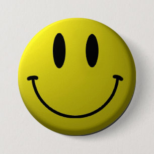 Bóton Redondo 7.62cm Smiley face