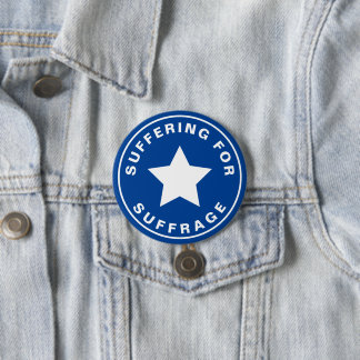 Bóton Redondo 7.62cm Sofrendo de Sufrage - Arrasto Oficial