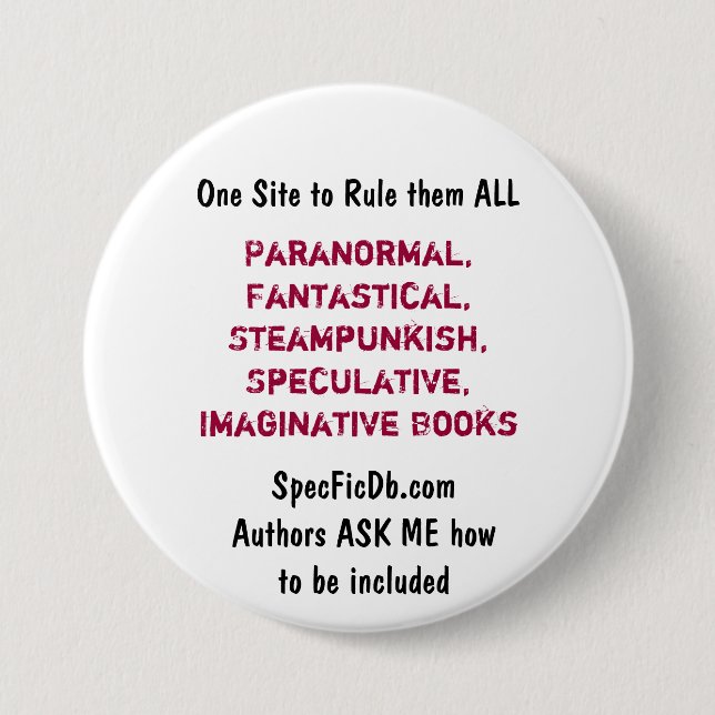 Bóton Redondo 7.62cm SpecFicDB (Frente)