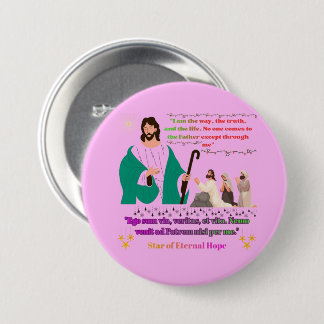 Bóton Redondo 7.62cm Star of Eternal Hope light pink