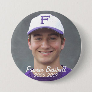 Bóton Redondo 7.62cm StembridgeW2007Mug, Furman Baseball, 2006-2007