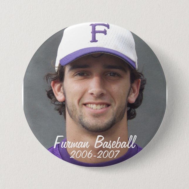 Bóton Redondo 7.62cm StembridgeW2007Mug, Furman Baseball, 2006-2007 (Frente)