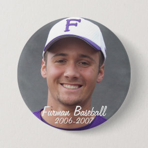 Bóton Redondo 7.62cm StembridgeW2007Mug, Furman Baseball, 2006-2007