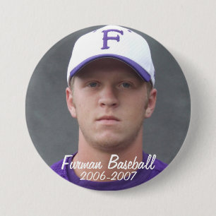 Bóton Redondo 7.62cm StembridgeW2007Mug, Furman Baseball, 2006-2007