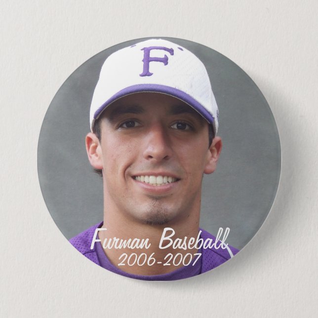 Bóton Redondo 7.62cm StembridgeW2007Mug, Furman Baseball, 2006-2007 (Frente)