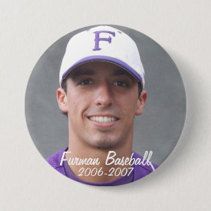 Bóton Redondo 7.62cm StembridgeW2007Mug, Furman Baseball, 2006-2007