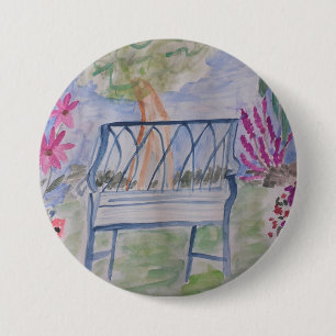Bóton Redondo 7.62cm Summer Garden Bench