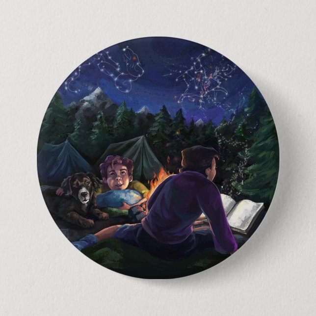 Bóton Redondo 7.62cm Summer Knights (Frente)