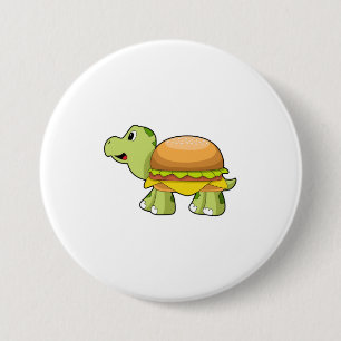 Bóton Redondo 7.62cm Tartaruga com Shell como Burger.PNG