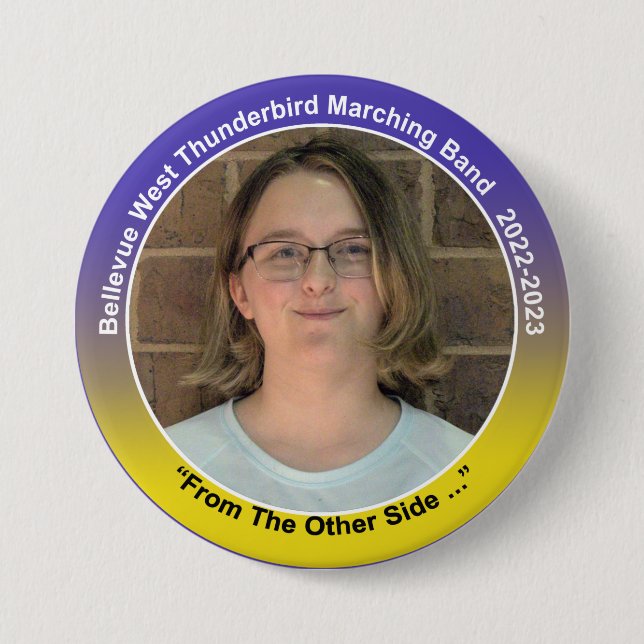 Bóton Redondo 7.62cm Tenor Sax Zoe 9 (Frente)