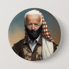 Bóton Redondo 7.62cm Terrorista Joe Biden