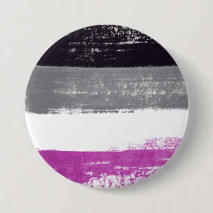 Bóton Redondo 7.62cm Tinta do Orgulho Asexual