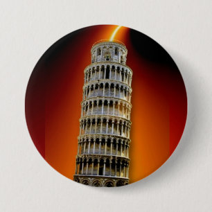 Bóton Redondo 7.62cm Torre de Pisa
