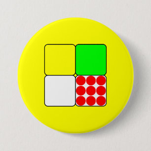 Bóton Redondo 7.62cm Tour de France Jerseys 3 Yellow