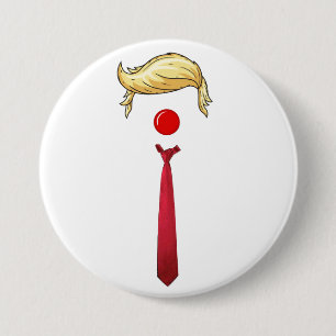 Bóton Redondo 7.62cm Trump desconstruído