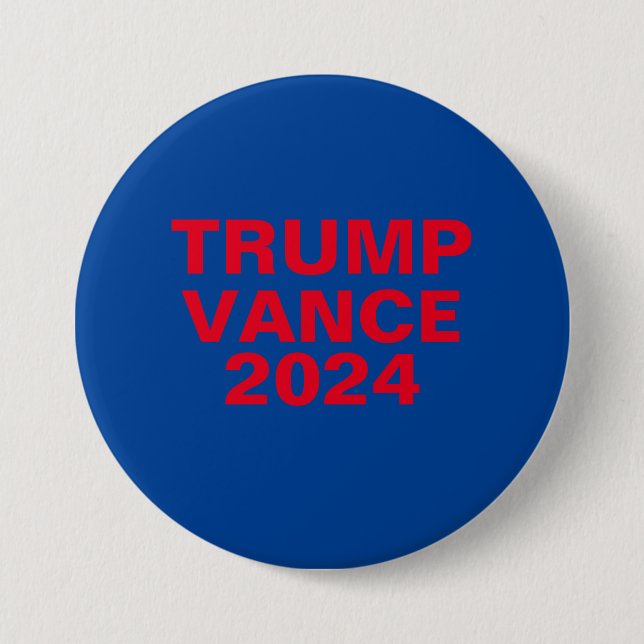 Bóton Redondo 7.62cm Trump Vance 2024 (Frente)
