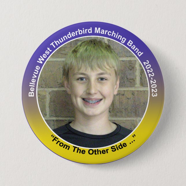 Bóton Redondo 7.62cm Trumpet Brett 9 (Frente)