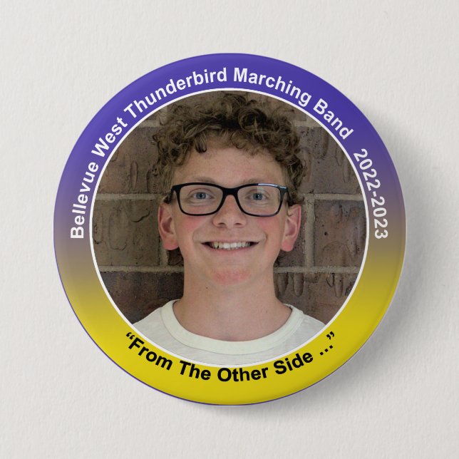 Bóton Redondo 7.62cm Trumpet Casey 10 (Frente)