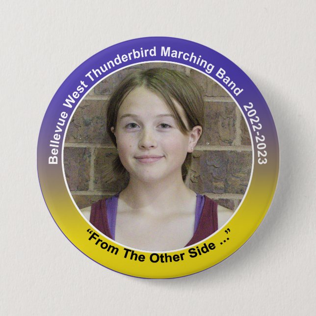 Bóton Redondo 7.62cm Trumpet Madalyn 9 (Frente)