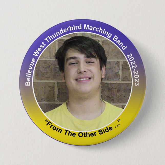 Bóton Redondo 7.62cm Trumpet Nathan 12 (Frente)