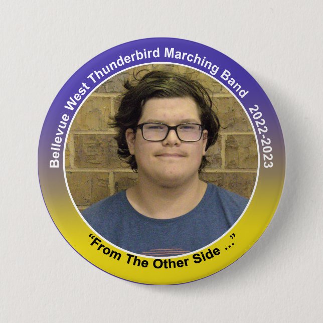 Bóton Redondo 7.62cm Tuba Connor 11 (Frente)