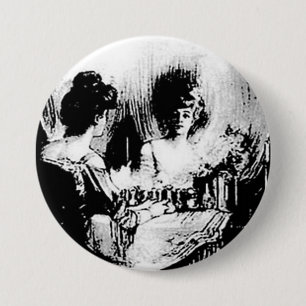 Bóton Redondo 7.62cm Tudo É Vanity Charles Allan Gilbert