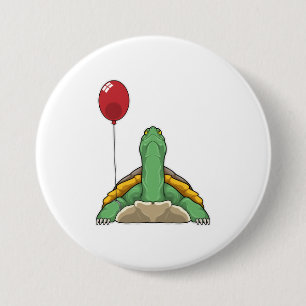 Bóton Redondo 7.62cm Turtle Balloon