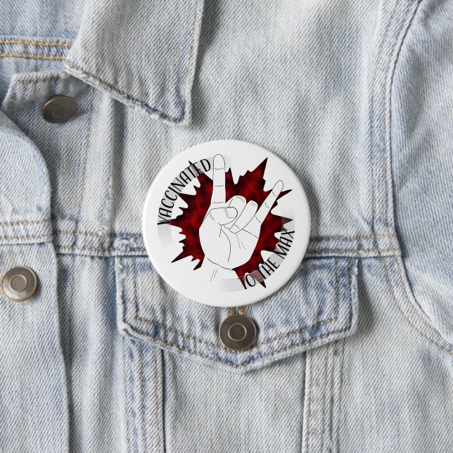 Bóton Redondo 7.62cm Vacinado Até Ao Máximo (In Situ)