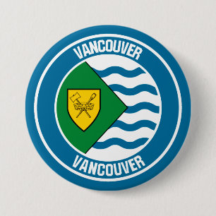 Bóton Redondo 7.62cm Vancouver Round Emblem