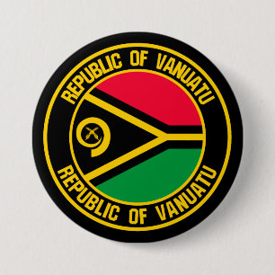 Bóton Redondo 7.62cm Vanuatu Round Emblem