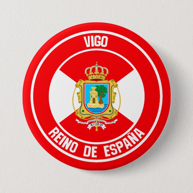 Bóton Redondo 7.62cm Vigo Round Emblem (Frente)